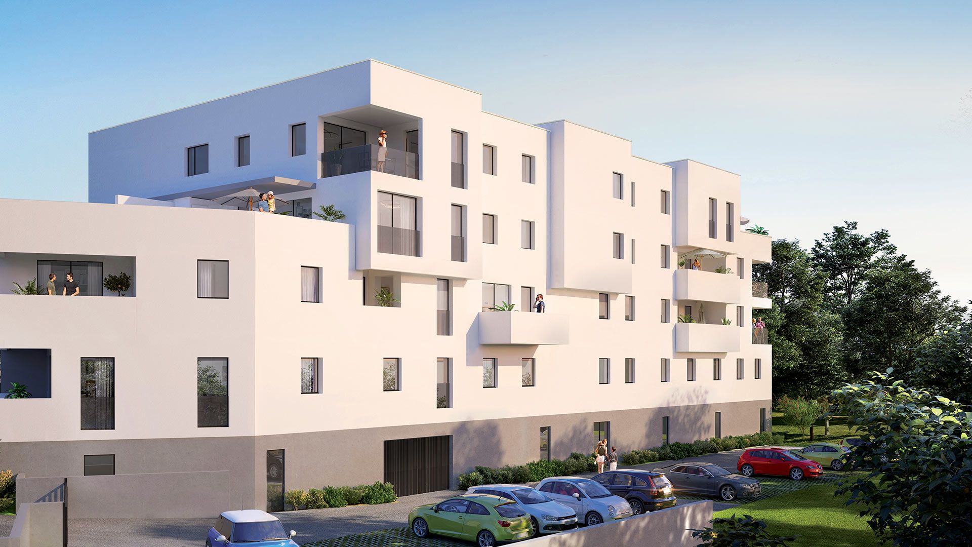 Immobilière Georges - Résidence Célestine - Appartements neufs à Metz-Queuleu - Vue extérieure